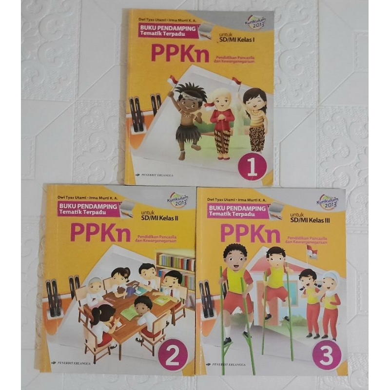 Jual Buku Pendamping Tematik Terpadu Ppkn Kelas Sd Erlangga