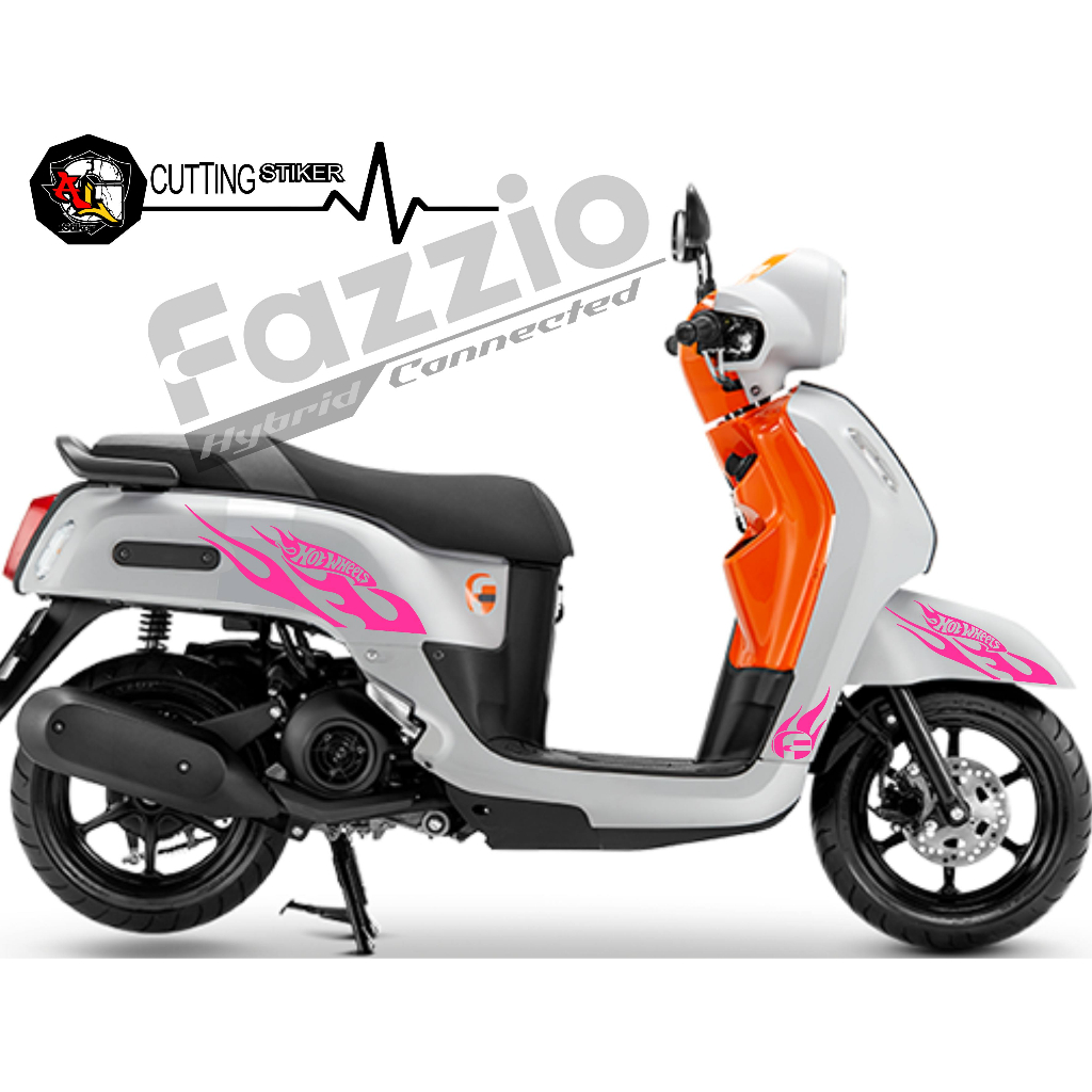 Jual STICKER CUTTING/SCF.302/STRIPING FAZZIO API HOT WHEELS/STIKER ...