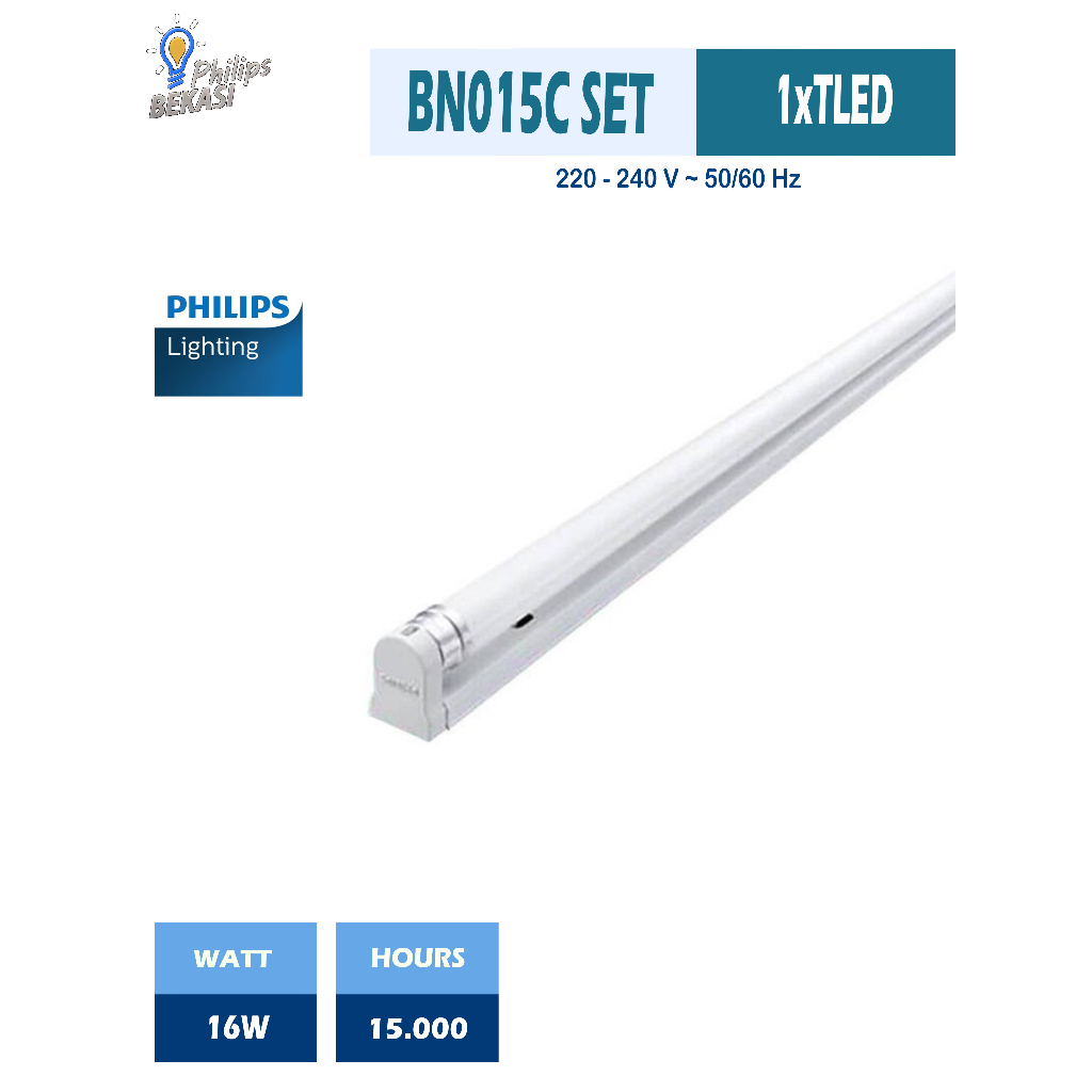 Jual Lampu Philips TL BN015C SET 1xTLED L1200 16W 765 | Shopee Indonesia