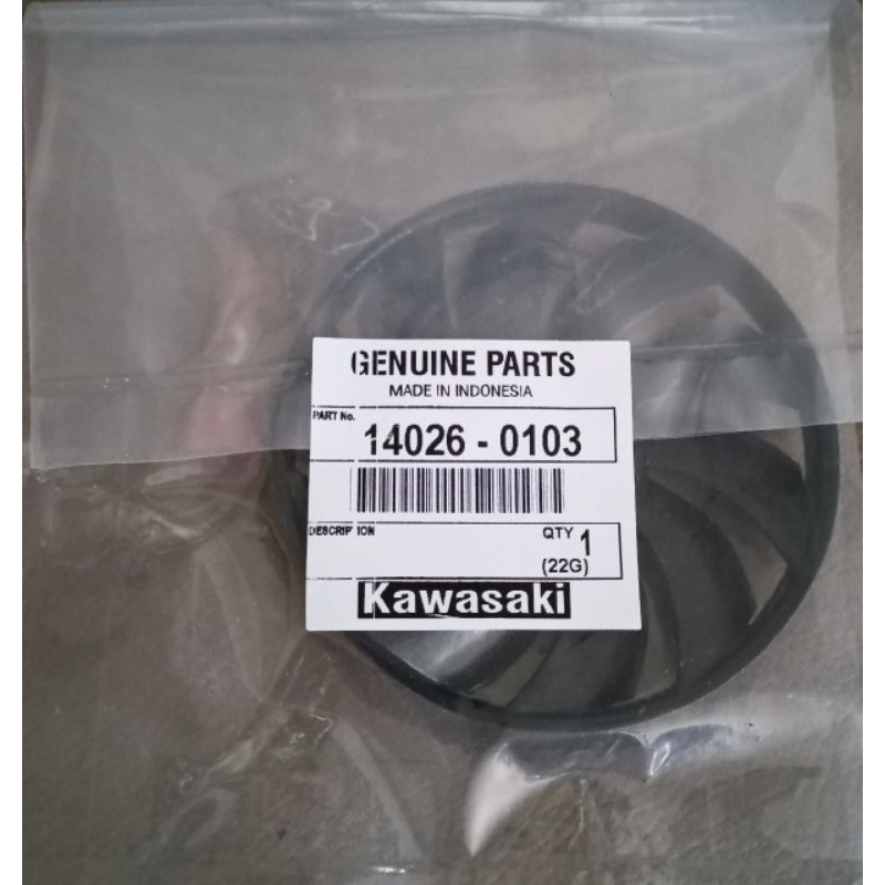 Jual KIPAS RADIATOR NINJA 250 FI KAWASAKI ORIGINAL Shopee Indonesia