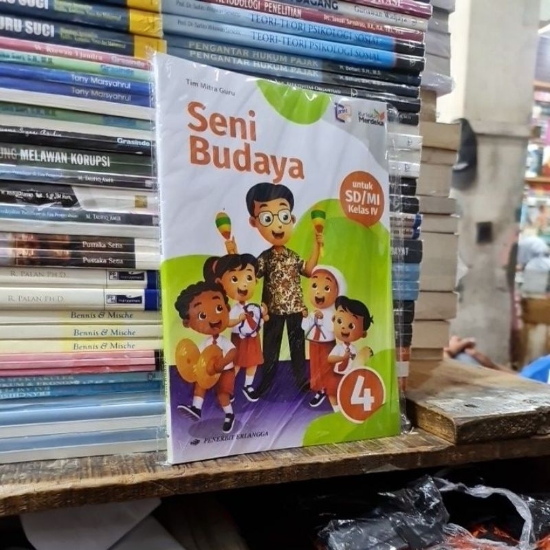 Jual Seni Budaya kelas 4 SD Kurikulum Merdeka by ERLANGGA | Shopee
