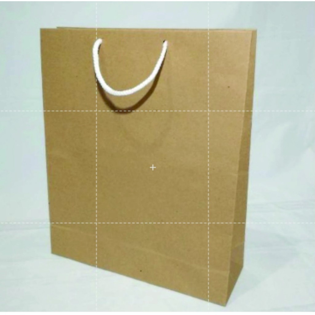 Jual Paper Bag Tas Kertas Souvenir Kado Polos Coklat Siap Kirim Harga Grosir Shopee Indonesia