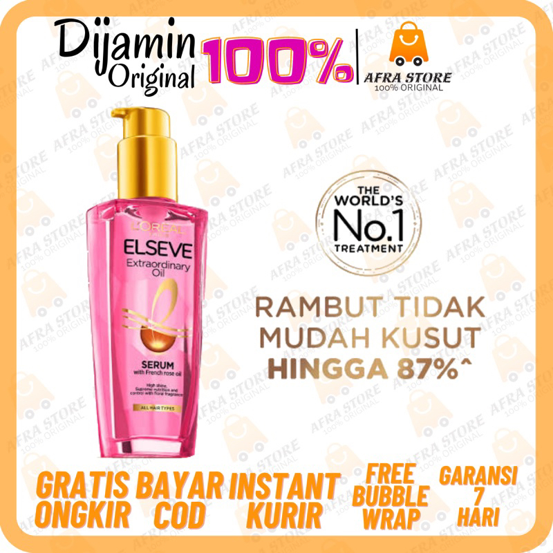 Jual L'Oreal Paris Extraordinary Oil Pink Hair Serum 100 ml