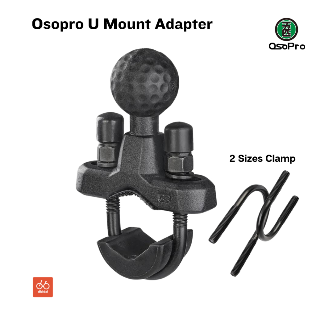 Jual OSOPRO Mount Adapter Holder Stang Motor U Bolt Bar Clamp