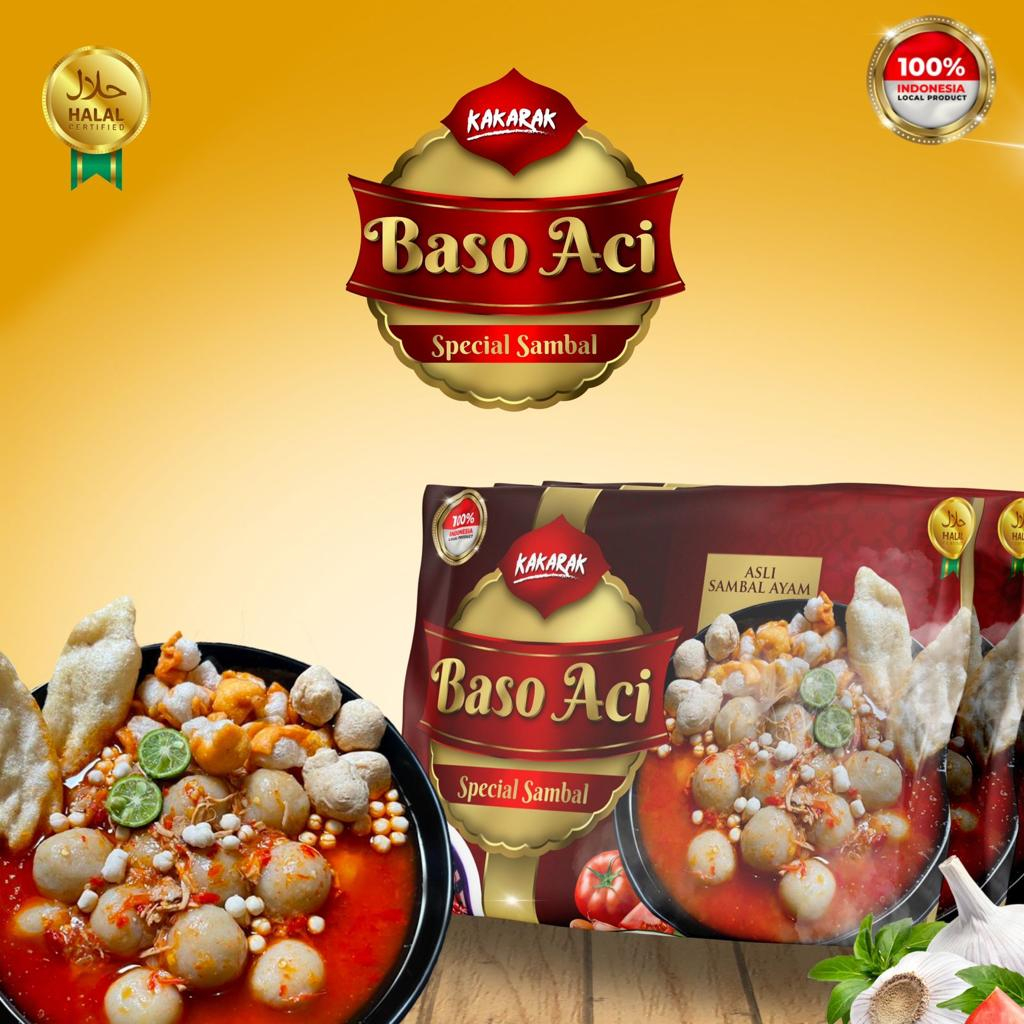Jual Kakarak Baso Aci Spesial Sambal Ayam Khas Bandung - 250gr | Shopee ...