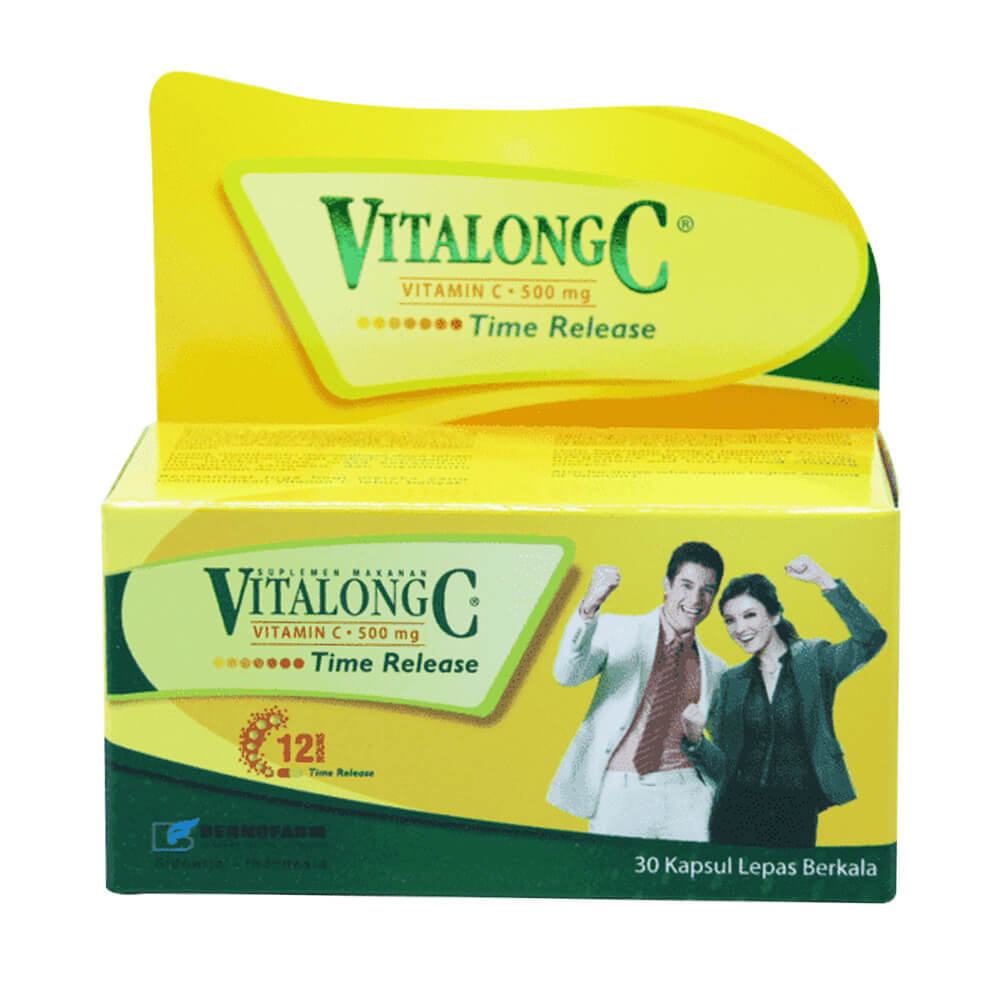 Jual Vitalong C Vitamin C Mg Untuk Membantu Memelihara Daya Tahan Tubuh Botol Isi Kapsul