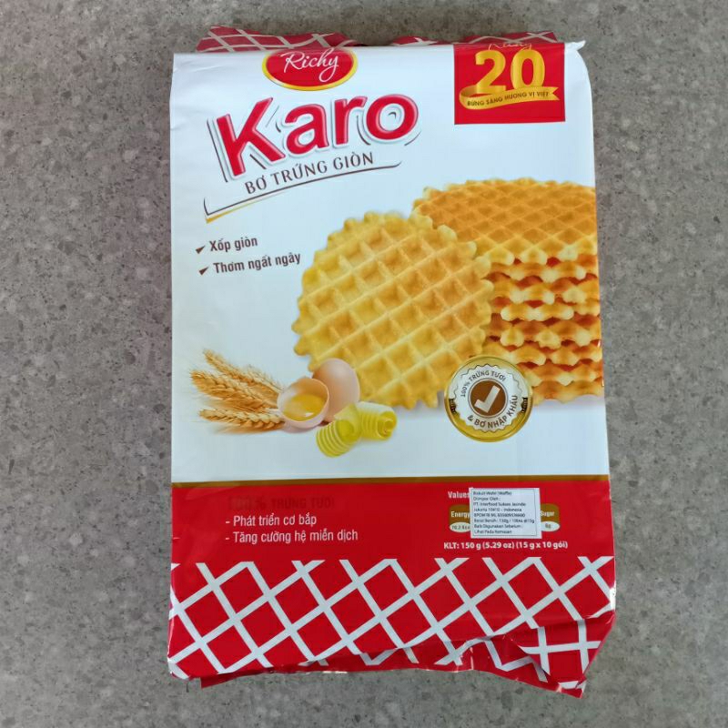 Jual Richy Karo Butter Waffles 150 gram | Shopee Indonesia