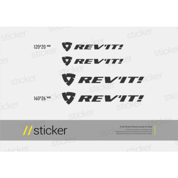 Jual STICKER CUTTING MOTOR STIKER CUSTOM LOGO Rev'it - FREE CUSTOM ...