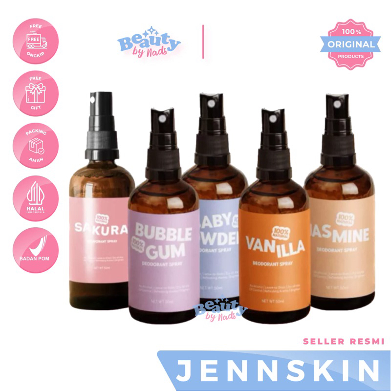 Jual [READY] DEODORANT BY JENNSKIN DEODORANT SPRAY JENN SKIN JENNIFER