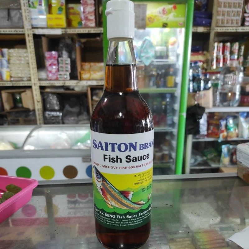 Jual Kecap Ikan (Fish Sauce) Saiton Brand kemasan Kaca 750 cc Shopee