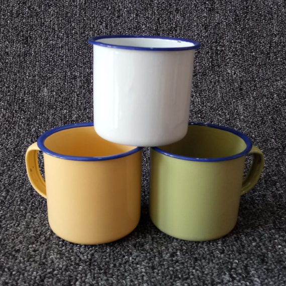 Jual Cangkir Besi Mug Enamel Polos 8cm Cangkir Jadul Klasik Gelas Antik Shopee Indonesia 4698