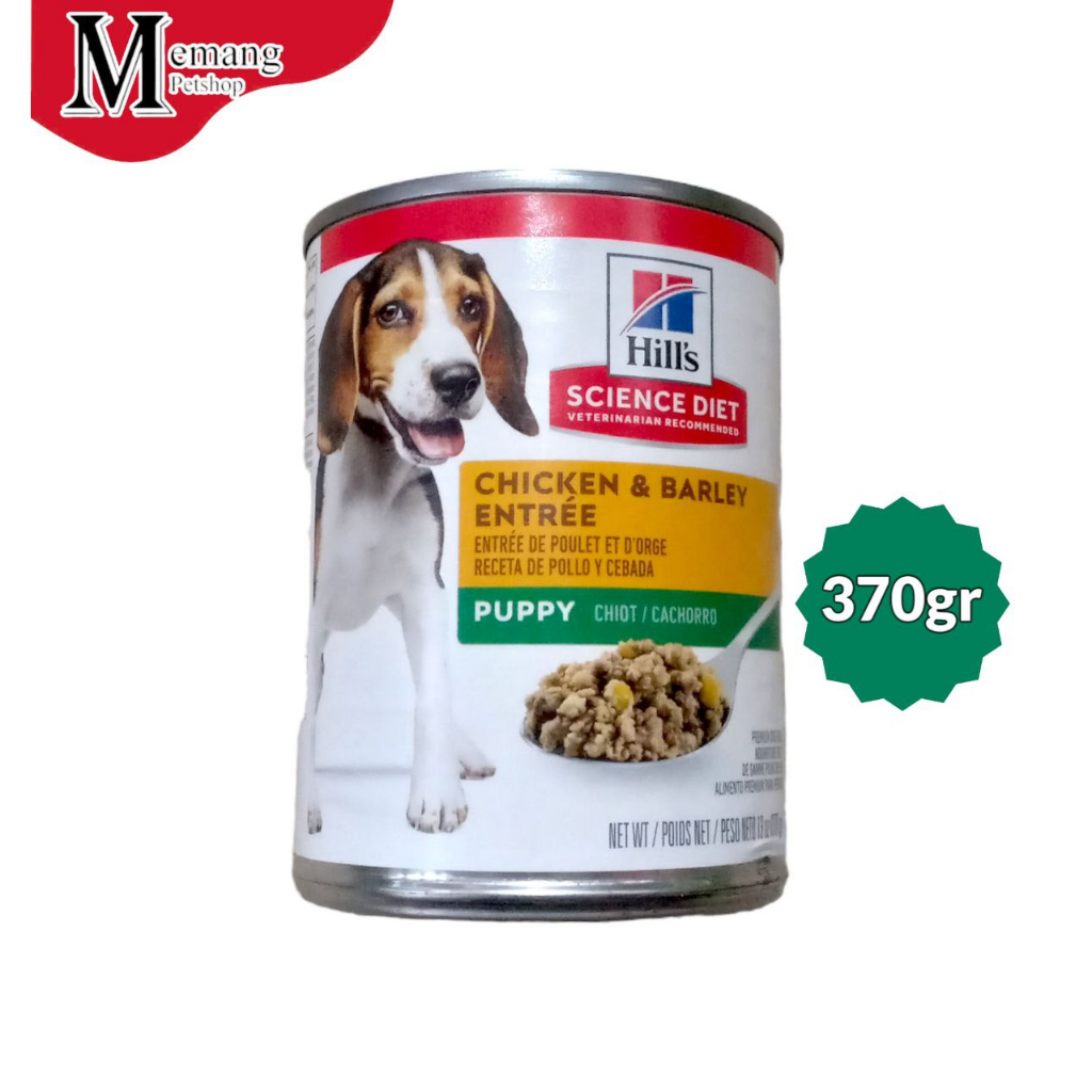 Jual Hills Science Diet Dog Food Puppy Chicken And Barley Entree 370