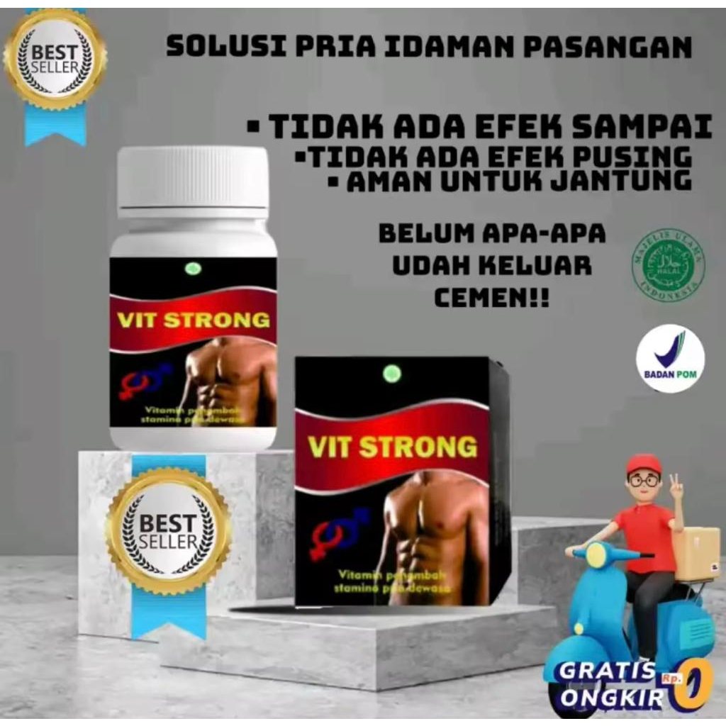 Jual Kapsul Kuat Pria Perkasa Vit Strong Jamu Herbal Tahan Lama Original Bpom Shopee Indonesia 