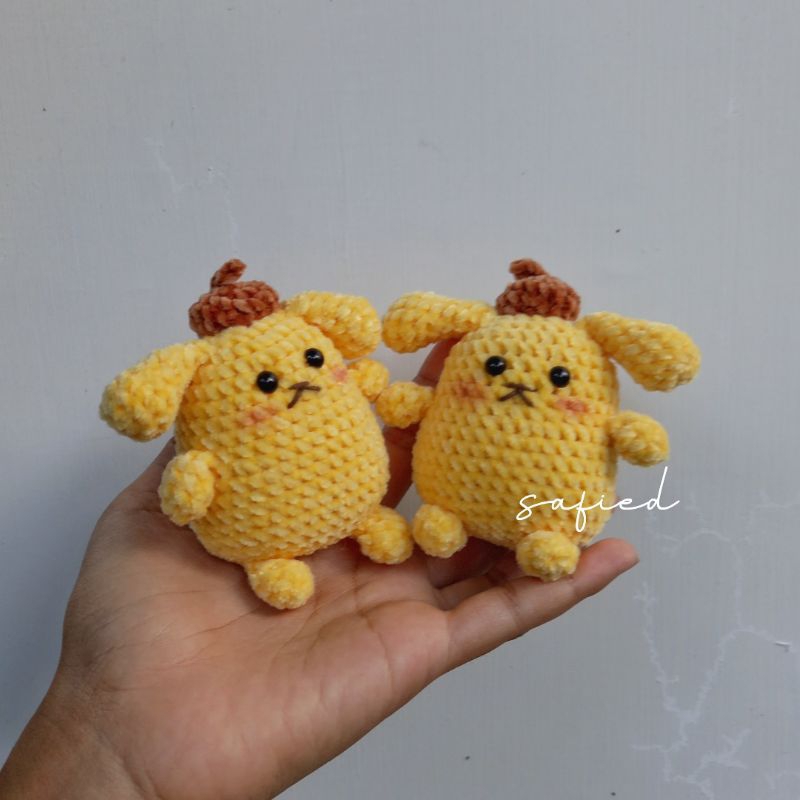 Jual Boneka Rajut Pompompurin / Pompompurin Amigurumi (Boneka Rajut ...