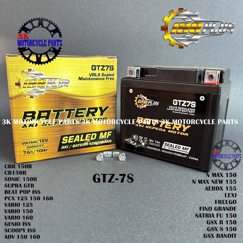 Jual AKI MOTOR AKI KERING GTZ7S GTZ 7S VARIO 125 150 160 ADV PCX CB150R