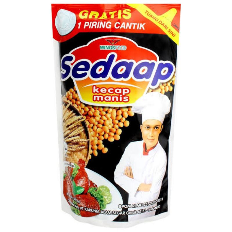 Jual Kecap Manis Sedaap Pouch Dioleh Dengan Proses Fermentasi 550ml ...