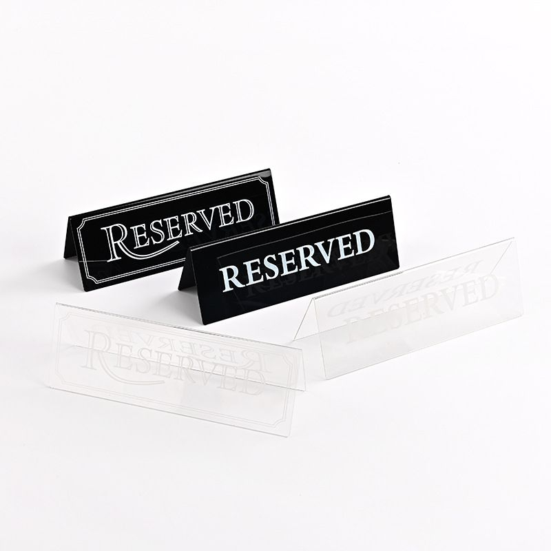 Jual Akrilik Reserved Meja 20x7cm Papan Reserved Akrilik Reserved Sign ...
