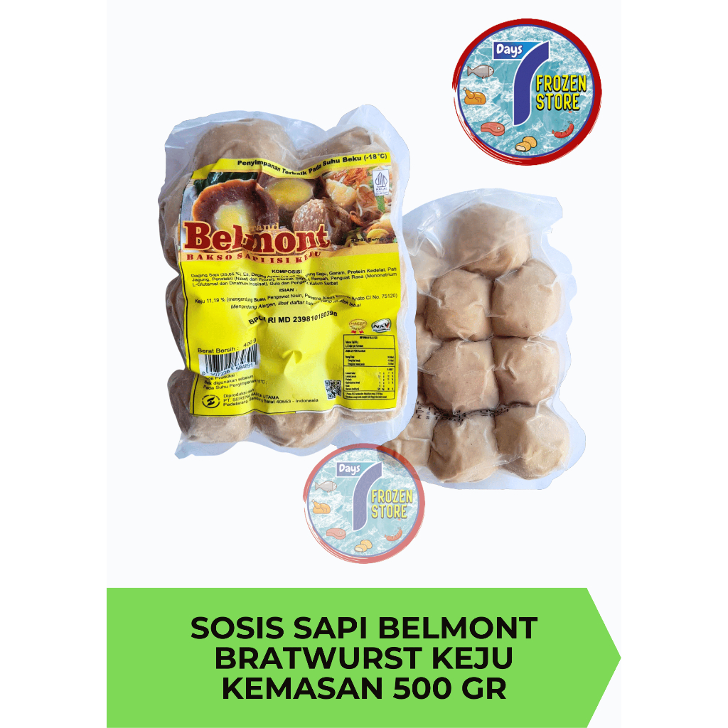 Jual Bakso Sapi Keju Belmont Isi 10 Kemasan 450 Gr Shopee Indonesia