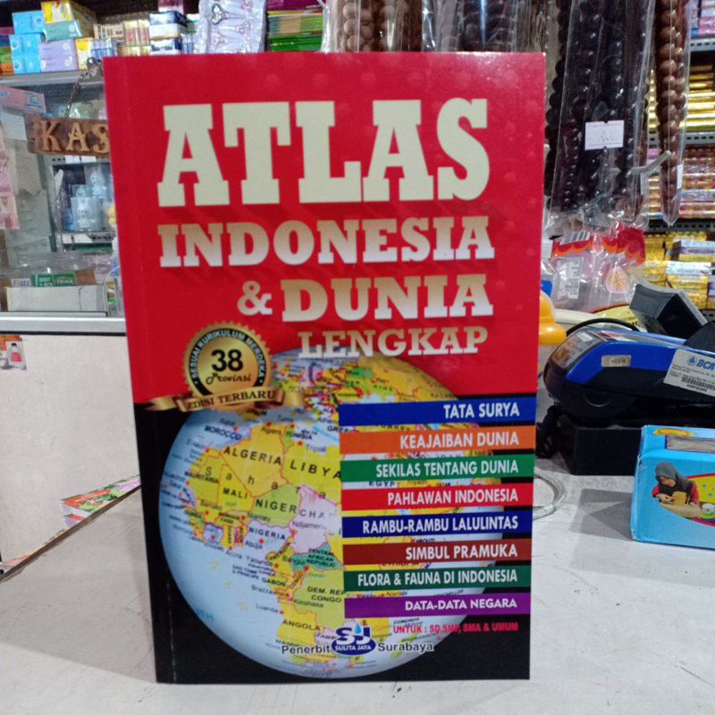 Jual Atlas Indonesia dan Dunia 38 Provinsi ukuran B5 | Shopee Indonesia