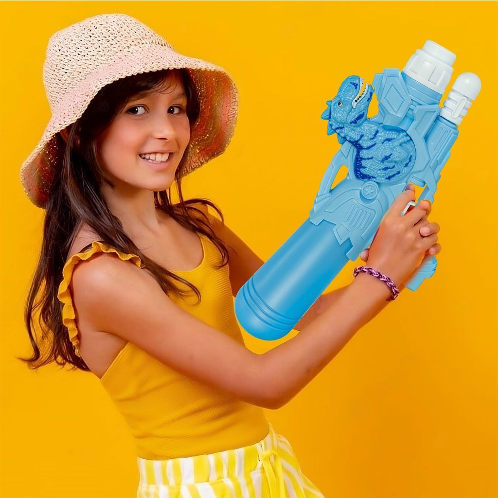 Jual watergun water gun trex dinosaurus dino pistol air TRX jumbo