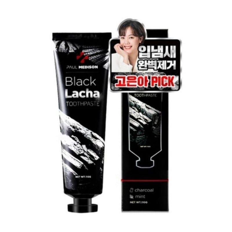 Jual PAUL MEDISON Black Lacha Toothpaste 110g | Shopee Indonesia