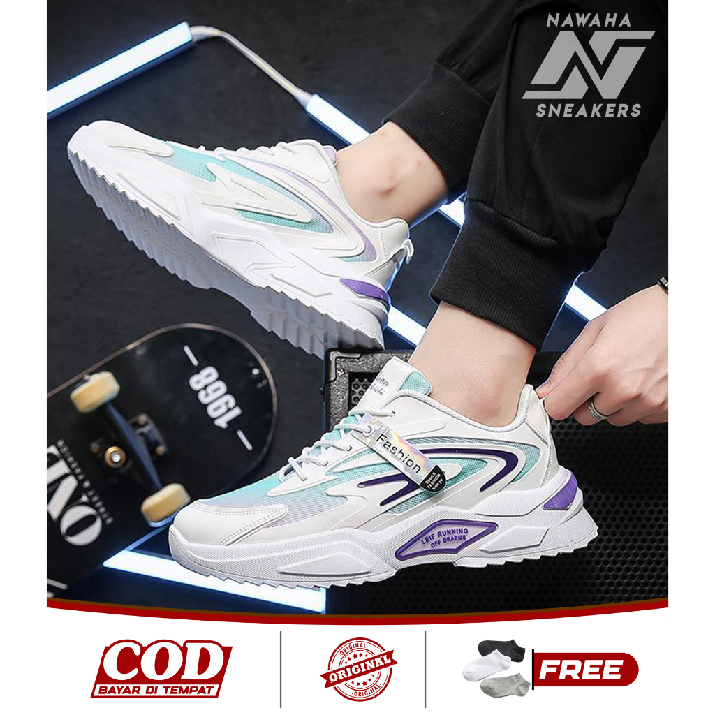 Jual Sepatu sneakers terbaru K-27 Sepatu Sneakers Pria Import Kualitas