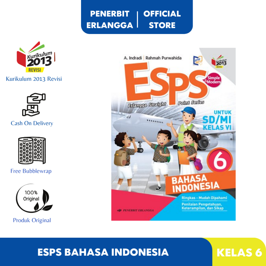 Jual ESPS BAHASA INDONESIA SD KELAS 6 K13N REVISI | Shopee Indonesia