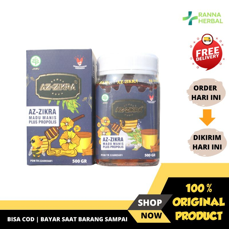 Jual Madu Azzikra Manis Plus Propolis Madu Az Zikra Hutan Super