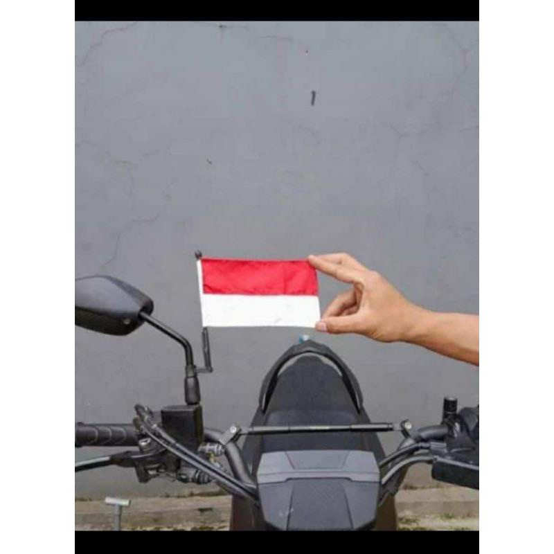 Jual Bendera Spion Motor Merah Putih Bendera Hiasan Motor Merah Putih An Agustusan Shopee