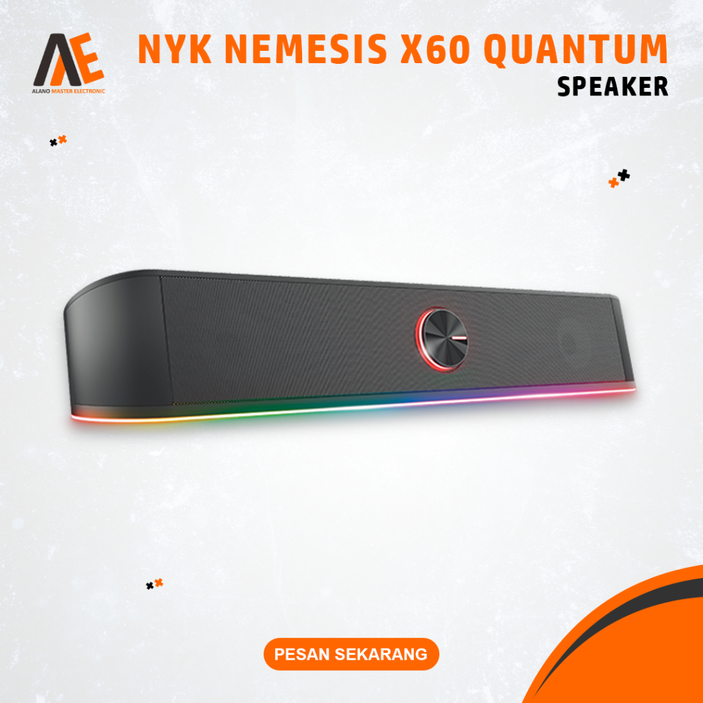 Jual Speaker NYK Nemesis X60 Quantum Gaming Soundbar Komputer PC Laptop