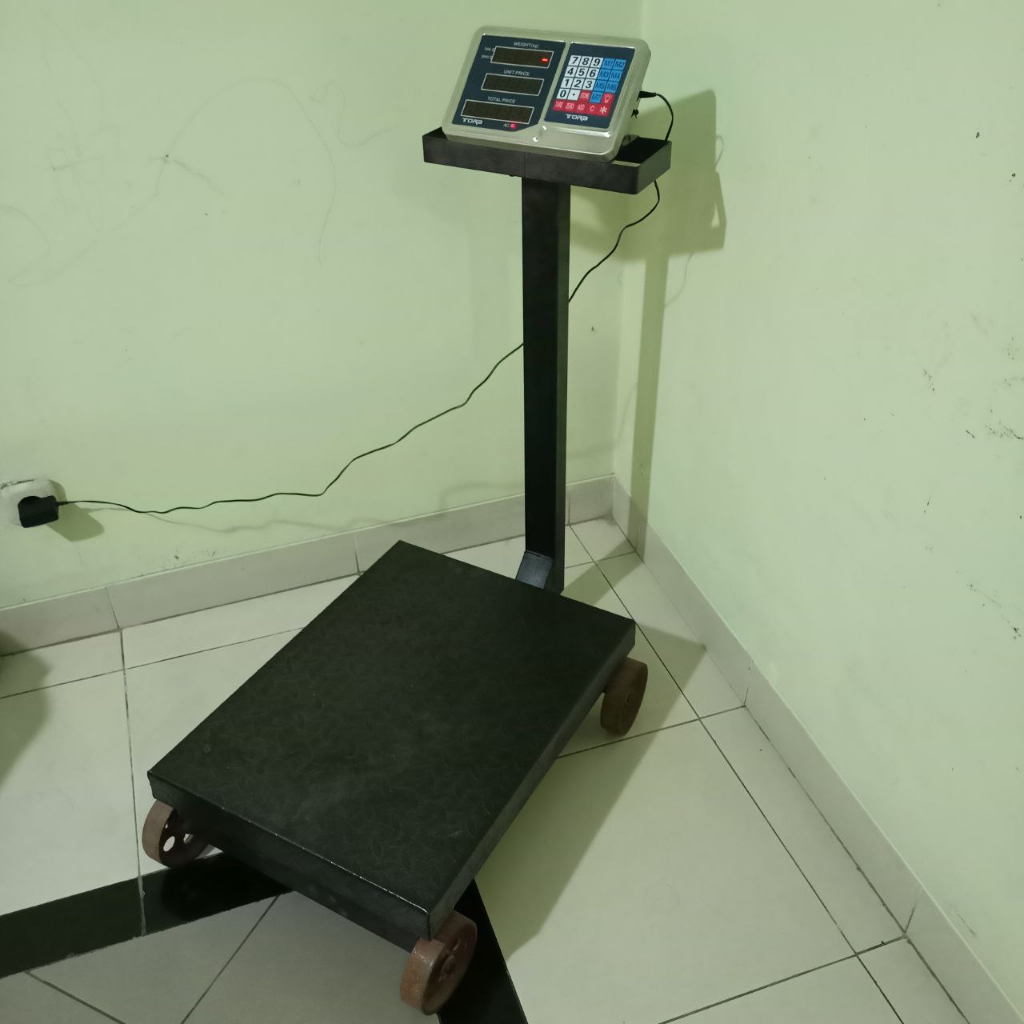 Jual Timbangan Duduk Digital Scale Plat Roda Kap Kg Tora Tr Ds