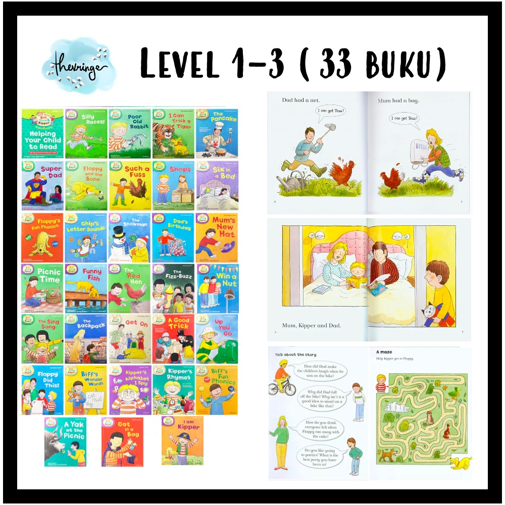 Jual OXFORD HELPING YOUR CHILD TO READ BIFF CHIP KIPPER READING BOOK ...