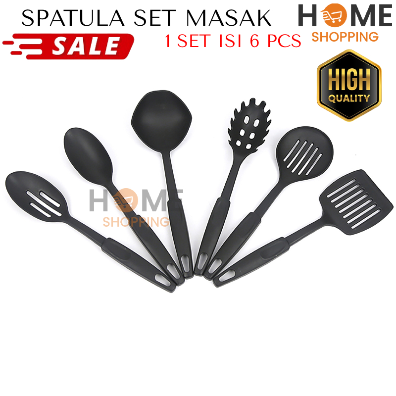 Jual [HS] SPATULA SET ISI 6 PCS / SPATULA SODET MASAK SET / SODET