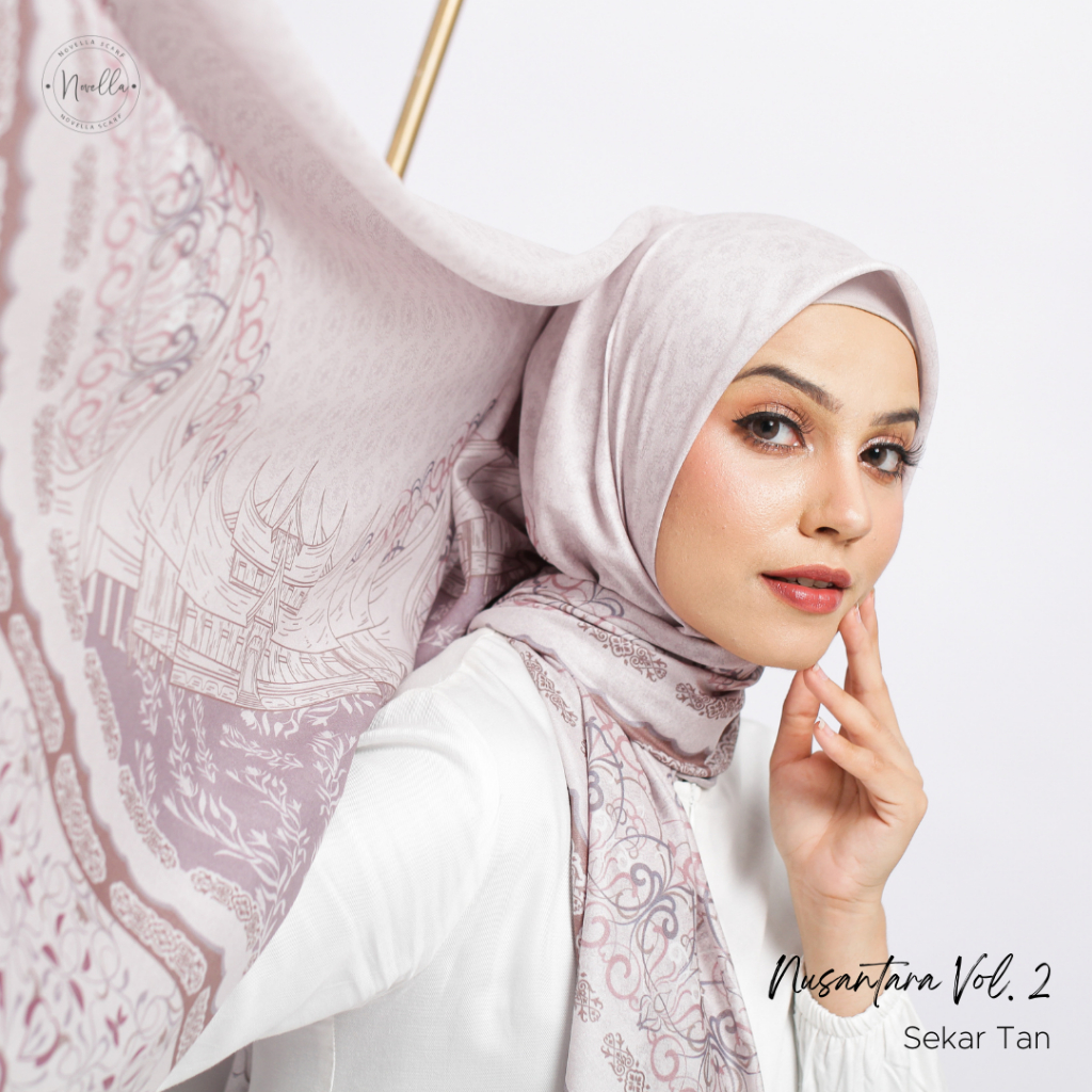 Jual Sekar Tan The Novella Scarf Nusantara Vol 2 Superfine Voal