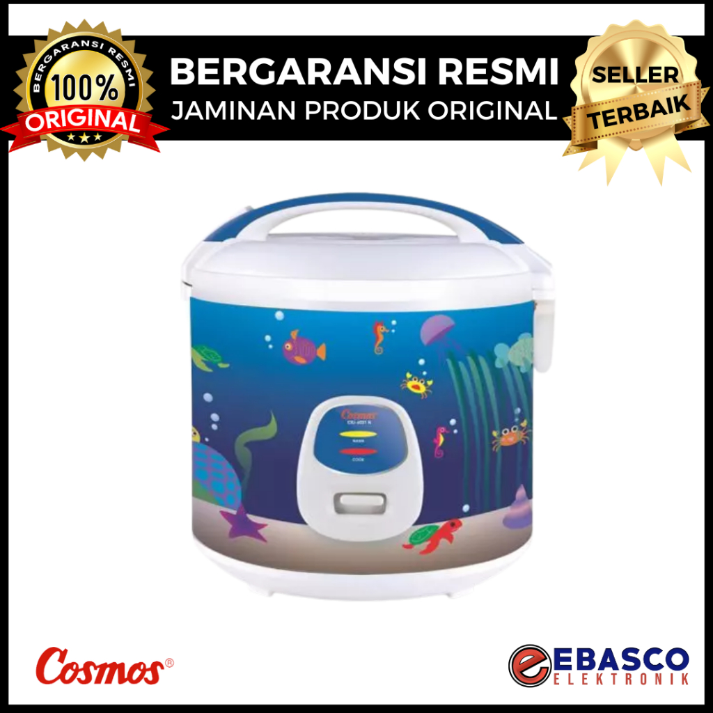 Jual COSMOS Rice Cooker CRJ 6031 / CRJ6031 Anti Gores Fungsi 3 In 1