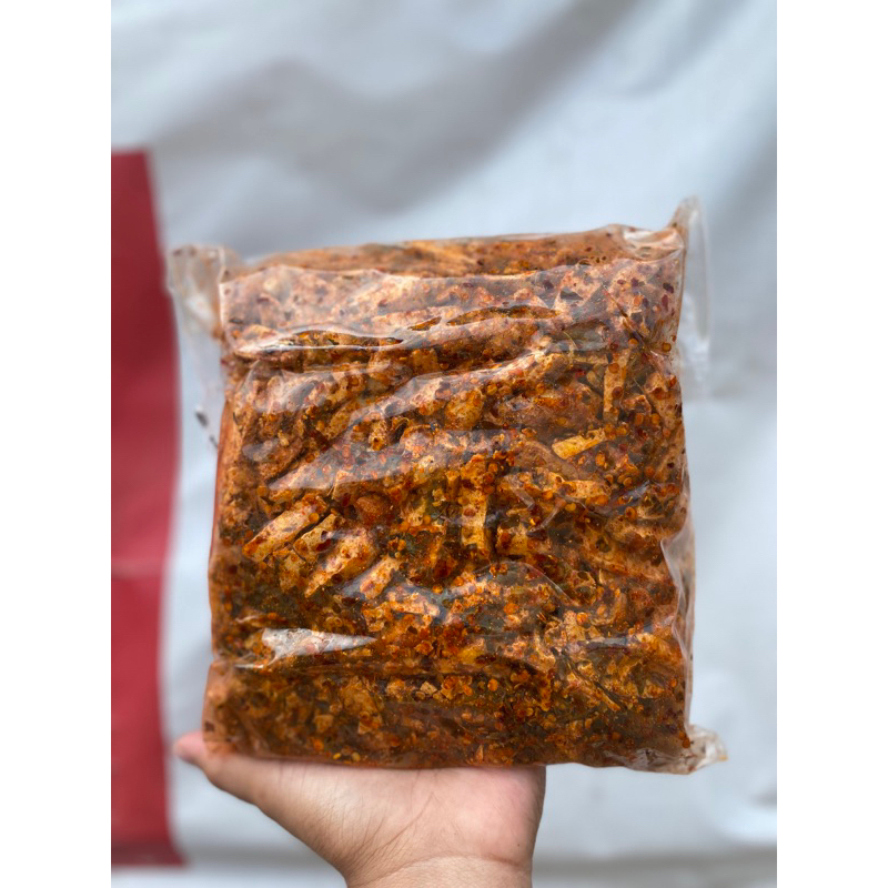 Jual Basreng Cikruh Pedas Jeruk 1kg Bumbu Melimpah Shopee Indonesia