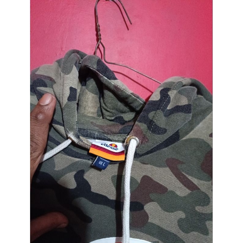 Hoodie ellesse camo sale
