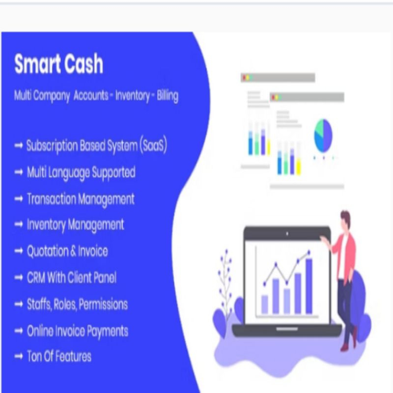 Jual Smart Cash - Multi Company Accounts Billing & Inventory(SaaS ...
