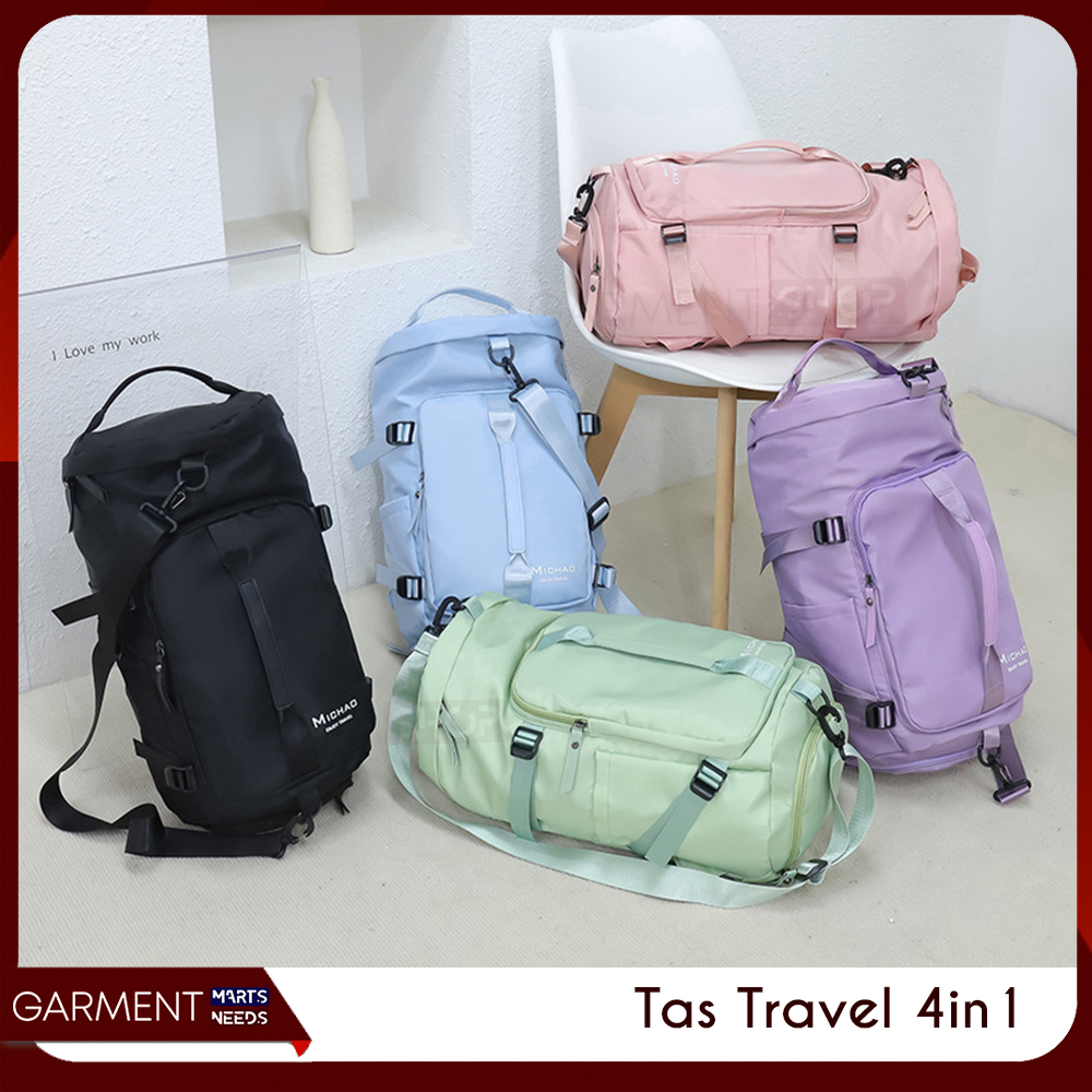 Jual TAREL - Tas Gym Fitness 4in1 Tas Jinjing Ransel Cabin Mudik Travel ...
