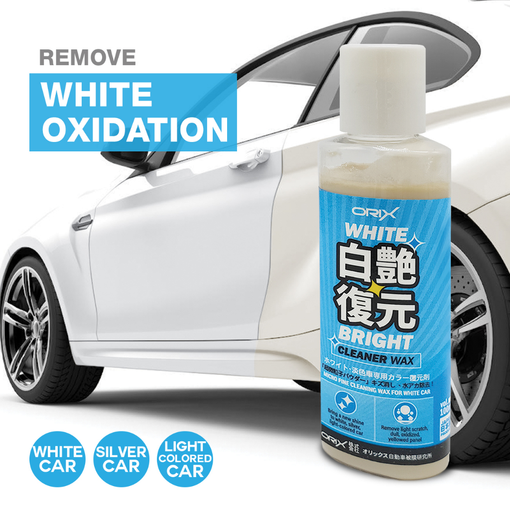 Jual ORIX CLEANER WAX UNTUK MOBIL PUTIH, SILVER / PENGHILANG KUNING ...