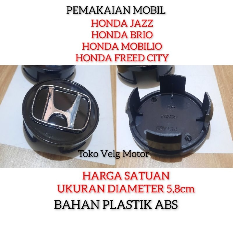 Jual Dop Roda Tutup Velg Honda Diameter Cm Harga Satuan Shopee