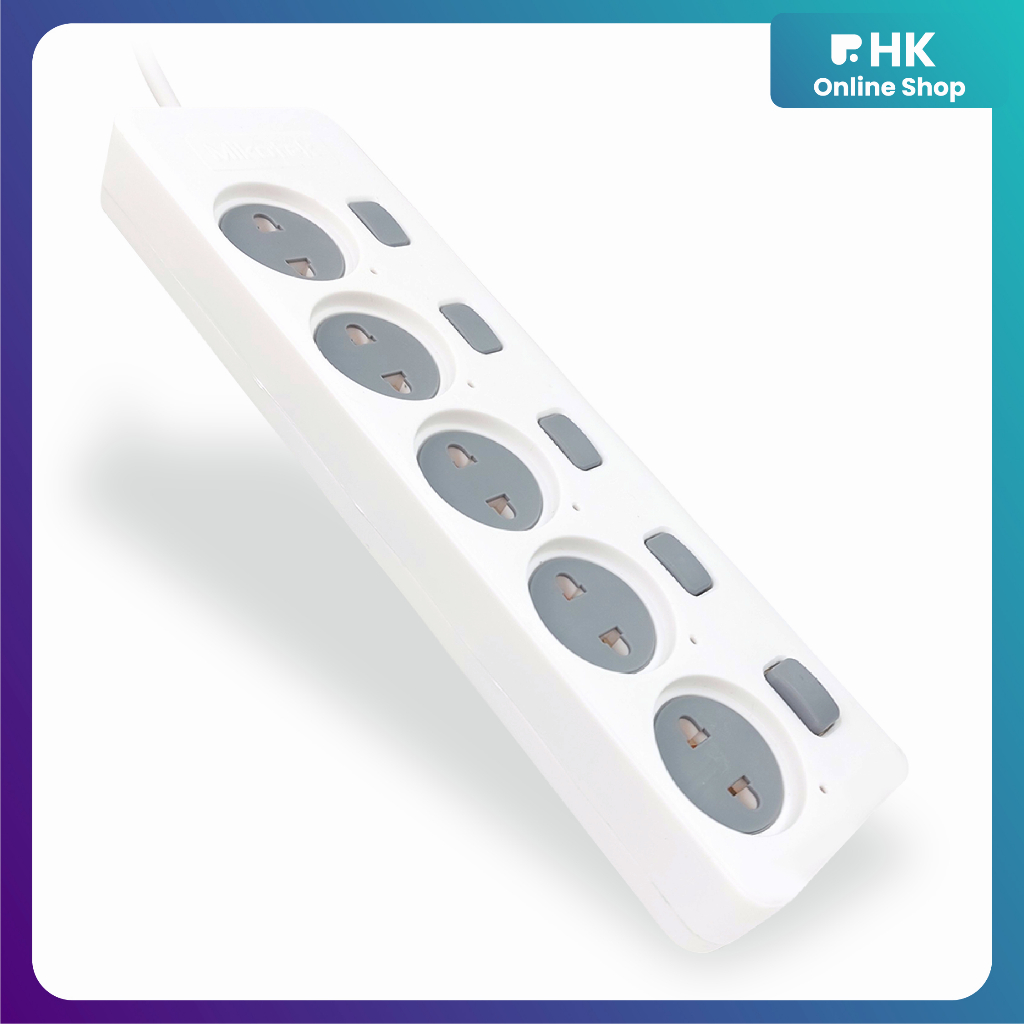 Jual Colokan Listrik Panjang 3/5/10 Meter Stop Kontak Kabel Saklar On ...