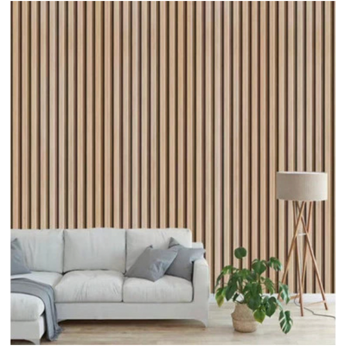 Jual Perdana Wallpaper Sticker Dinding Kayu Salur Cm X M