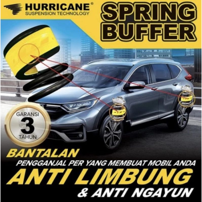 Jual Hurricane Spring Buffer type D (kuning) 2cm | Shopee Indonesia