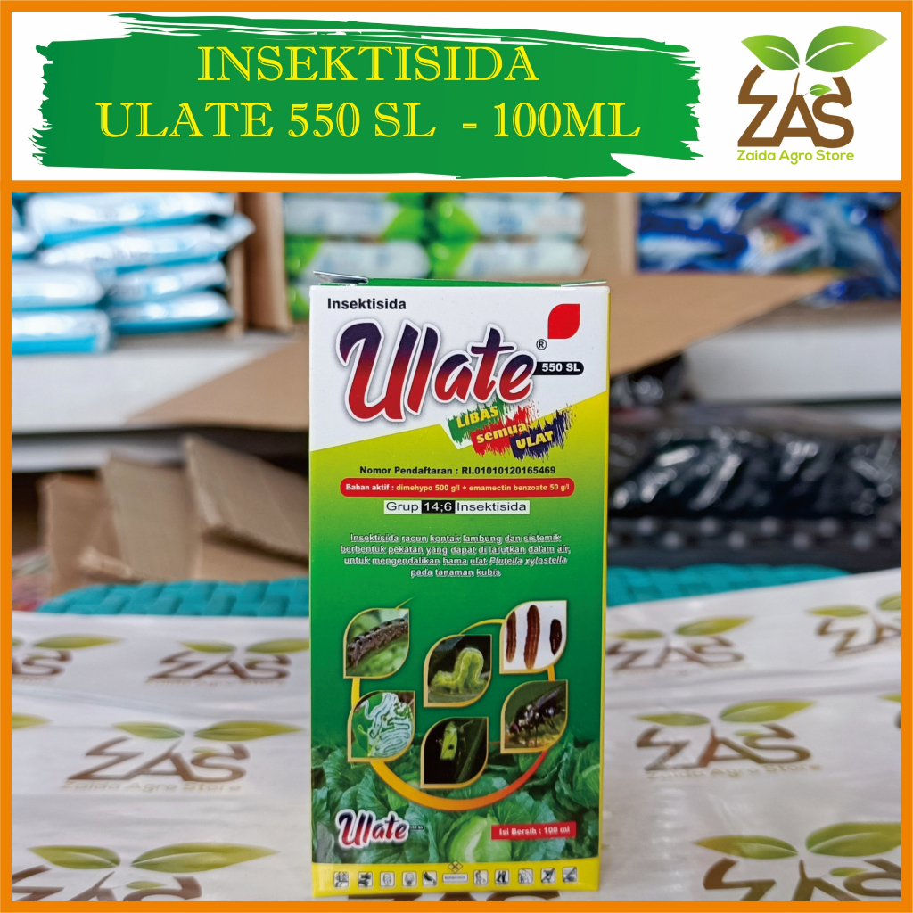 Jual ULATE 550SL - 100 ML - INSEKTISIDA - LIBAS SEMUA ULAT | Shopee ...