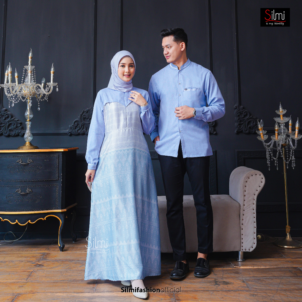 Jual Khadijah Store Gamis Lebaran 2025 Terbaru Couple Pasangan