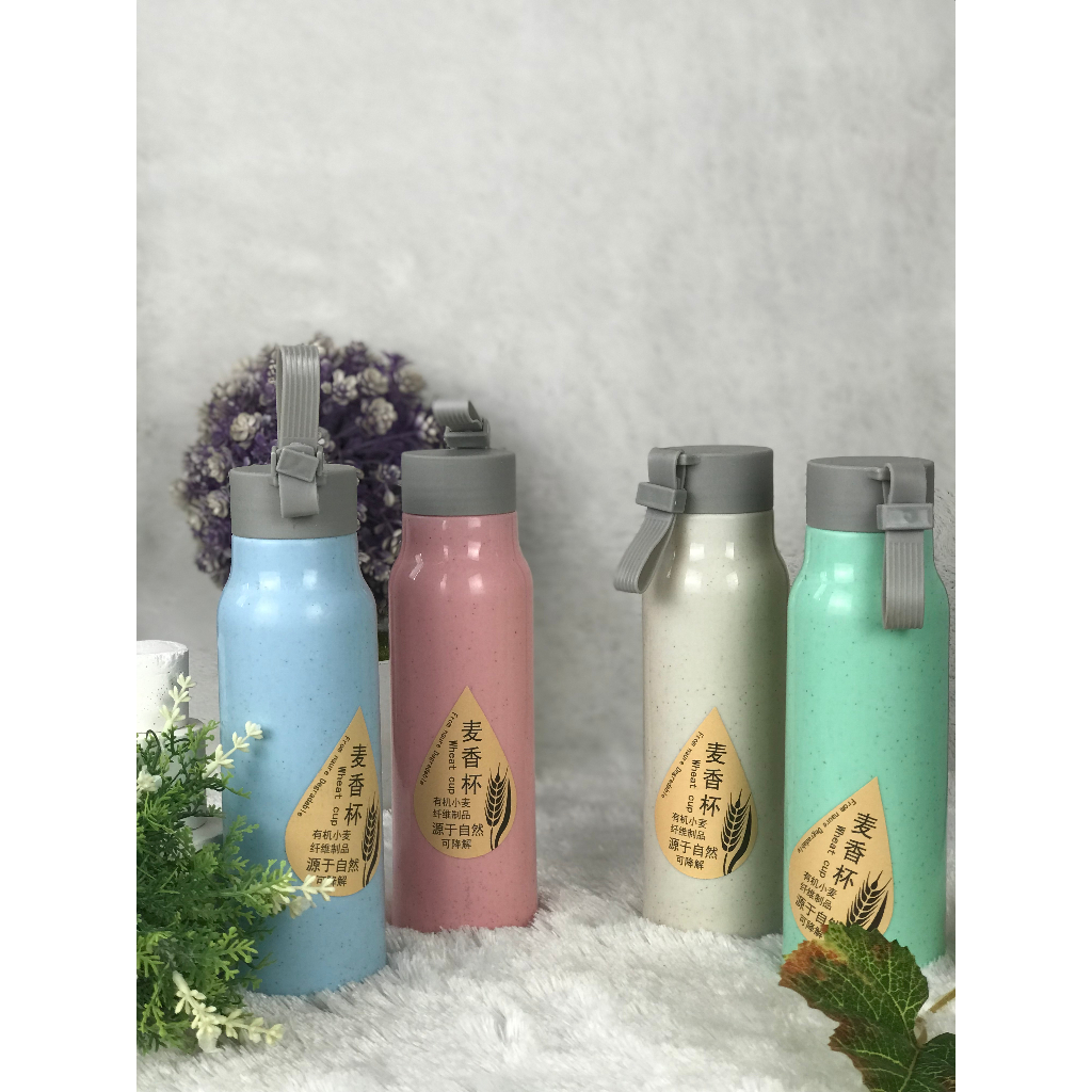 Jual Botol Minum Kaca Jerami Gandum Tumblr 420 Ml | Tumblr Murah ...