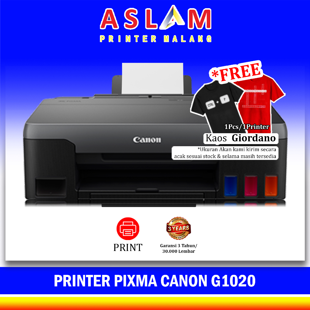 Jual Printer Canon Pixma G1020 Canon Pixma Ink Tank Printer Gi 71 Pengganti Canon G1010 6161