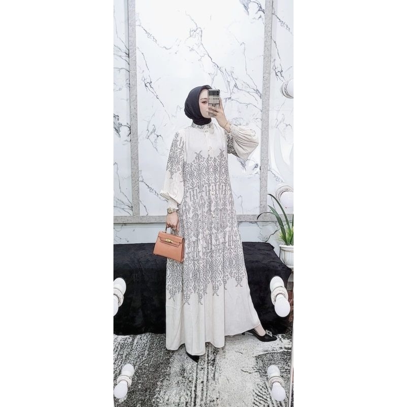 Jual GAMIS LEONA RICCI ADIBA DRESS 2 (DJH) | Shopee Indonesia