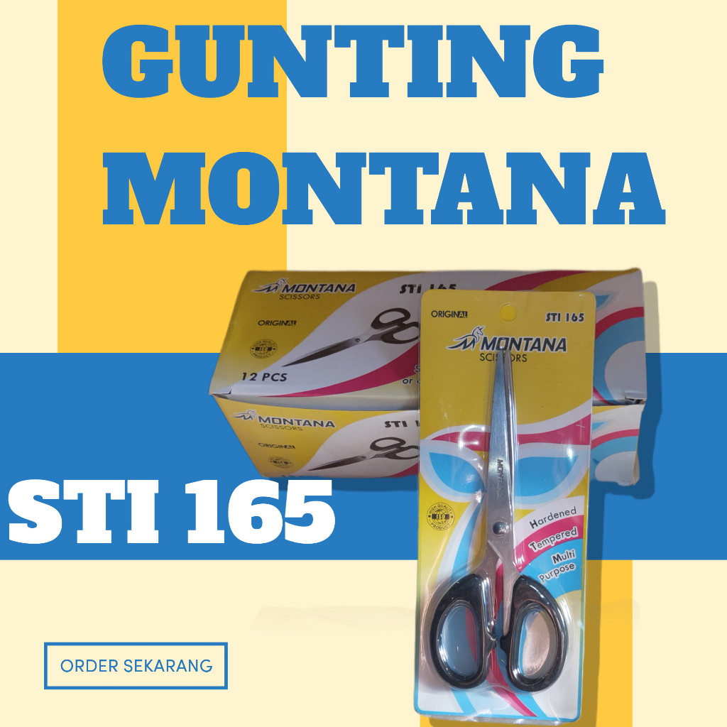 Jual Gunting MONTANA STI 165/ Gunting Ukuran Sedang | Shopee Indonesia